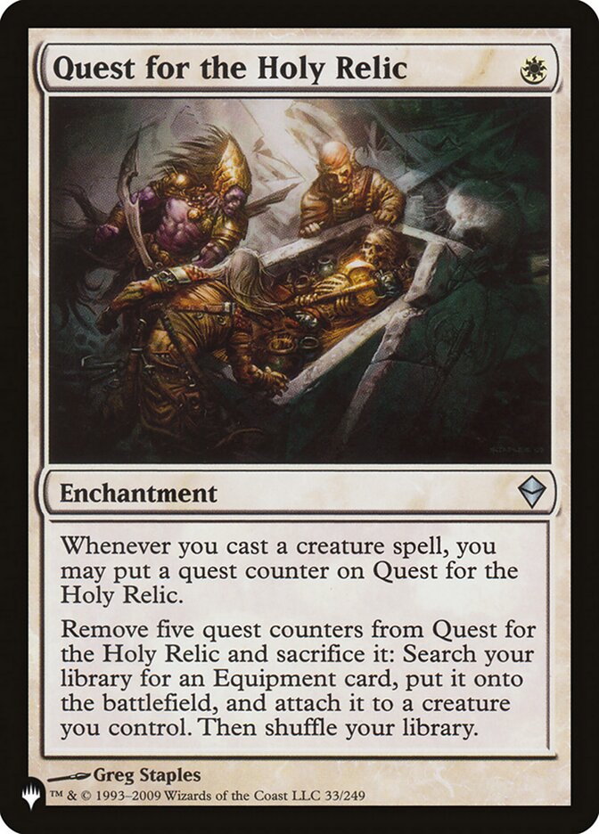 Quest for the Holy Relic [The List] | The Time Vault CA
