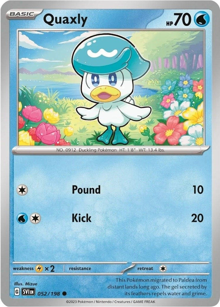 Quaxly (052/198) (Paldea Collection) [Scarlet & Violet: Base Set] | The Time Vault CA