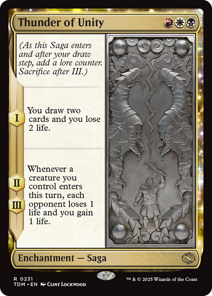 Thunder of Unity [Tarkir: Dragonstorm] | The Time Vault CA