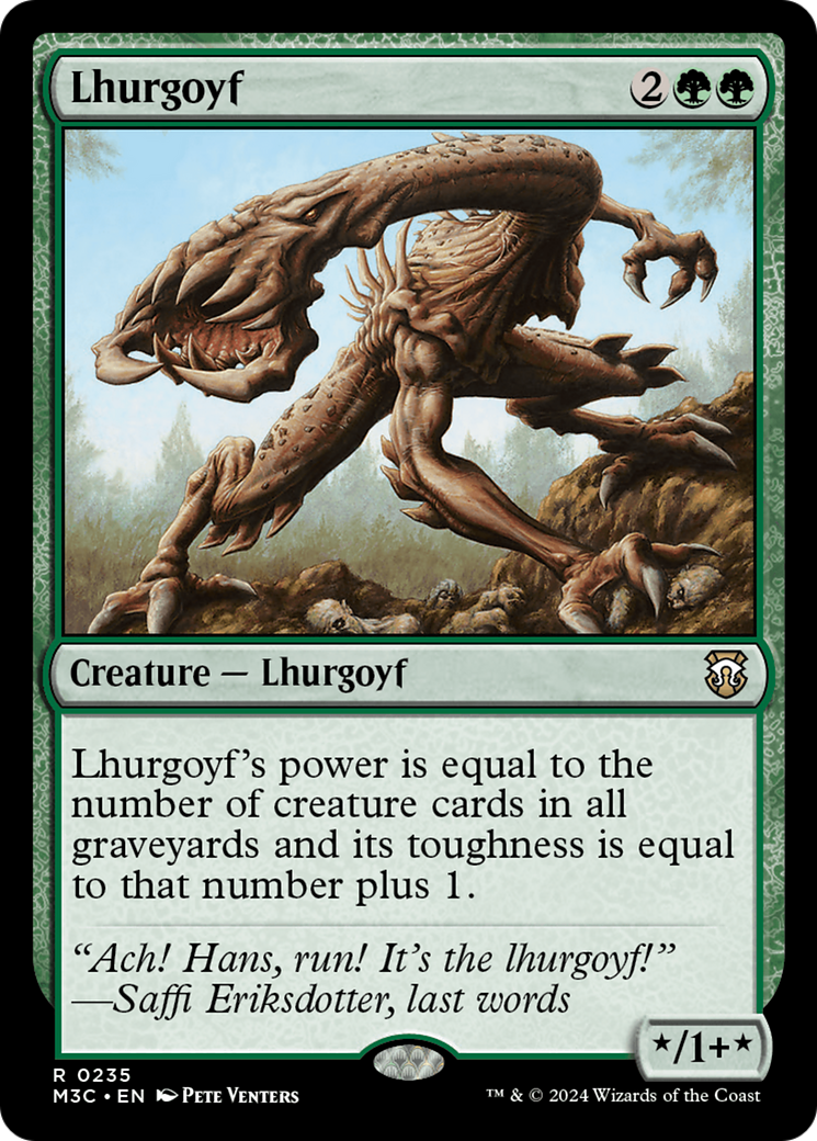 Lhurgoyf [Modern Horizons 3 Commander] | The Time Vault CA