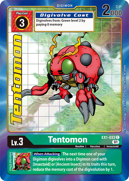 Tentomon [EX1-033] (Alternate Art) [Classic Collection] | The Time Vault CA