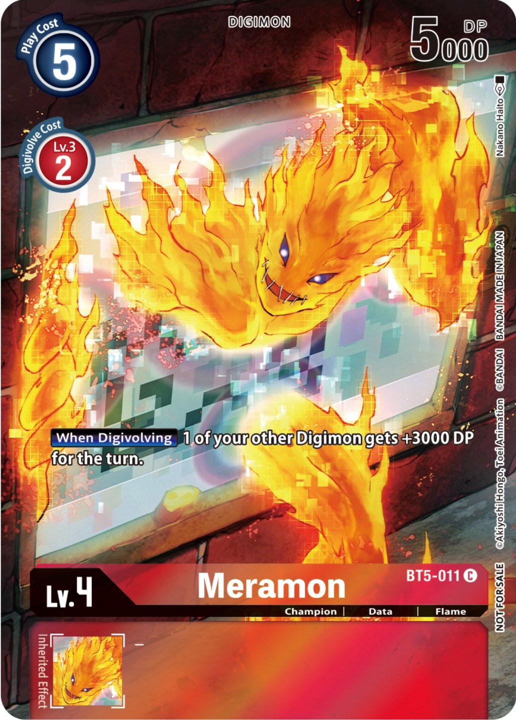 Meramon [BT5-011] (25th Special Memorial Pack) [Battle of Omni Promos] | The Time Vault CA