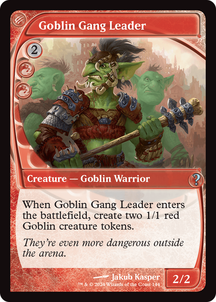 Goblin Gang Leader (Future Sight) [Mystery Booster 2] | The Time Vault CA