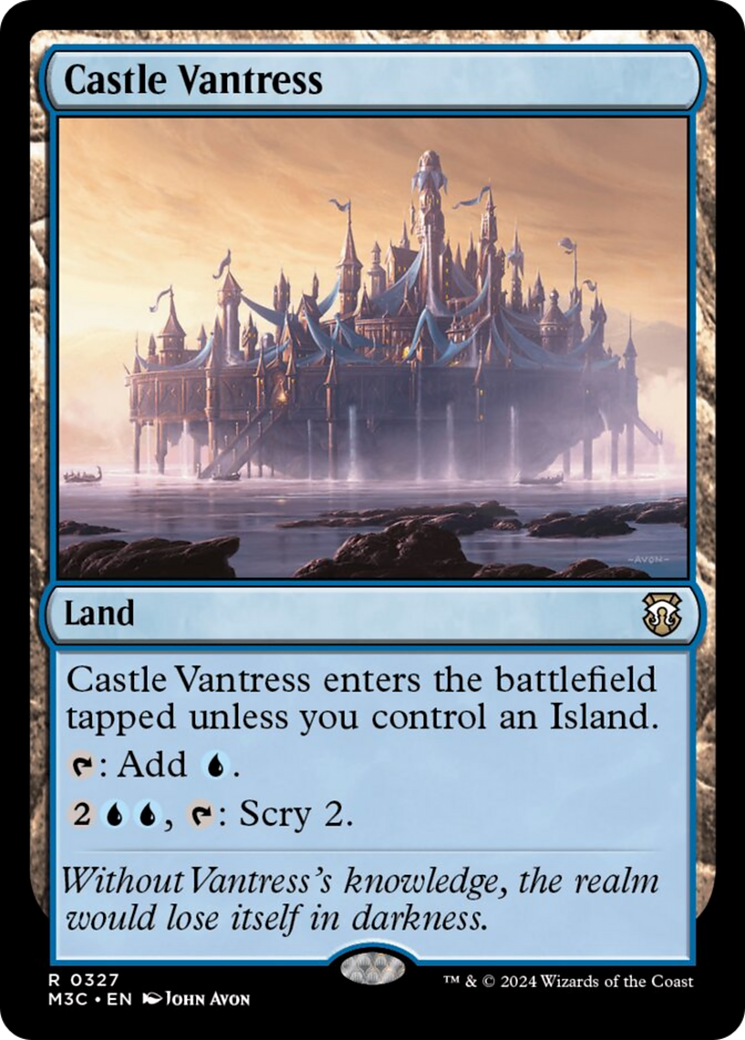 Castle Vantress (Ripple Foil) [Modern Horizons 3 Commander] | The Time Vault CA