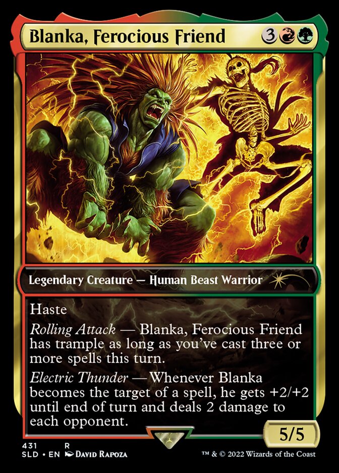 Blanka, Ferocious Friend [Secret Lair Drop Series] | The Time Vault CA