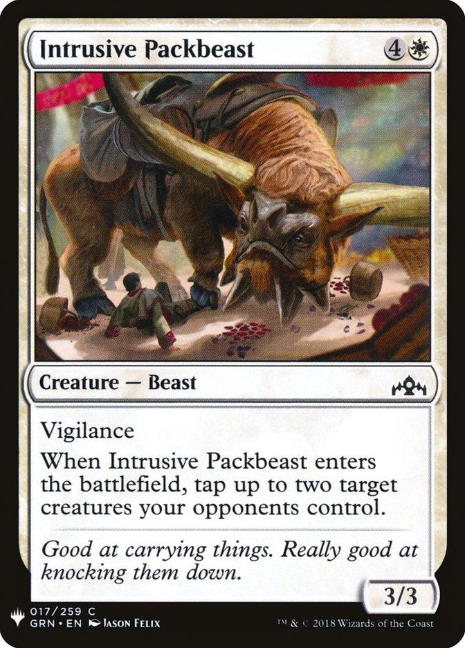 Intrusive Packbeast [Mystery Booster] | The Time Vault CA