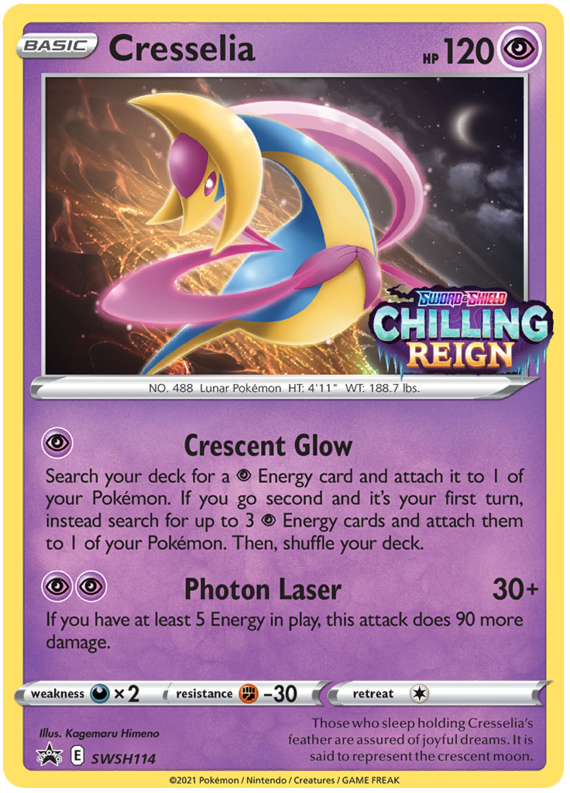 Cresselia (SWSH114) [Sword & Shield: Black Star Promos] | The Time Vault CA