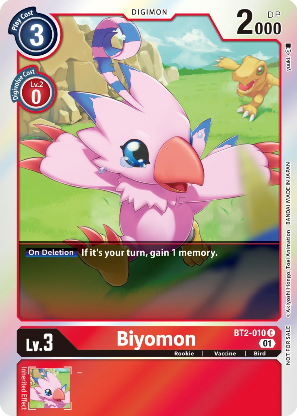 Biyomon [BT2-010] (ST-11 Special Entry Pack) [Release Special Booster Promos] | The Time Vault CA