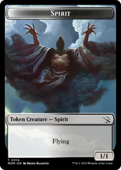 Knight (7) // Spirit (14) Double-Sided Token [March of the Machine Commander Tokens] | The Time Vault CA