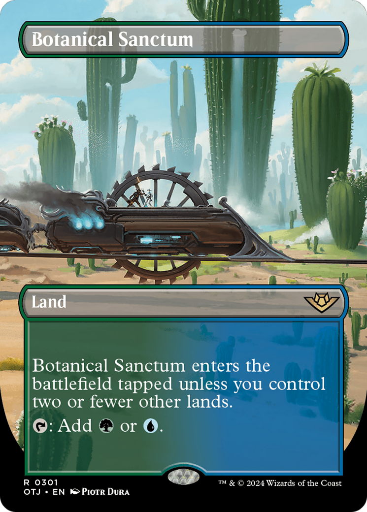 Botanical Sanctum (Borderless) [Outlaws of Thunder Junction] | The Time Vault CA