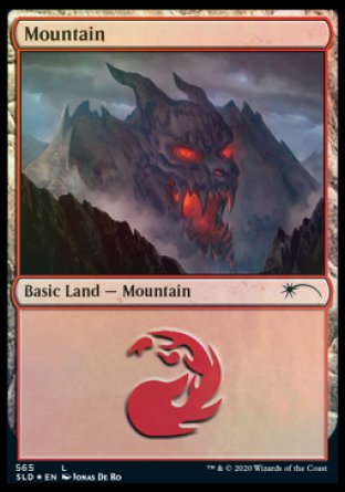 Mountain (Develish) (565) [Secret Lair Drop Promos] | The Time Vault CA