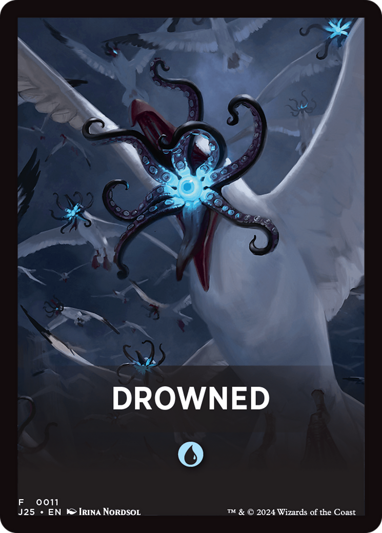 Drowned Theme Card [Foundations Jumpstart Front Cards] | The Time Vault CA