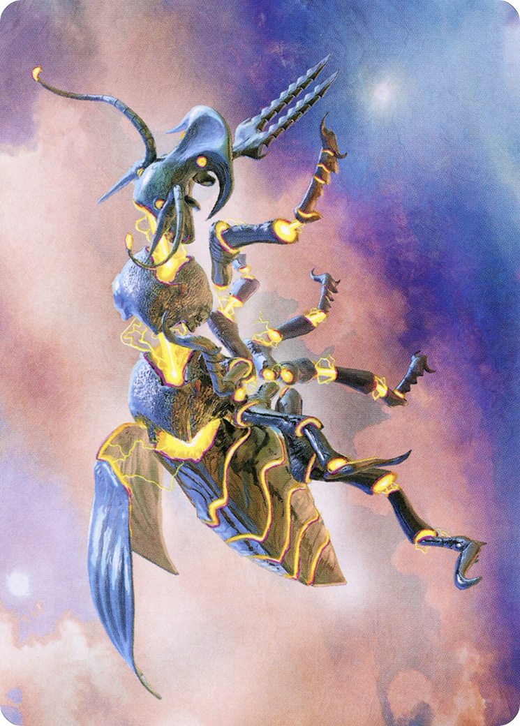 Zabaz, the Glimmerwasp Art Card [Modern Horizons 2 Art Series] | The Time Vault CA