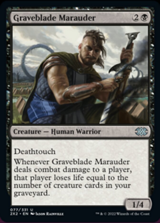 Graveblade Marauder [Double Masters 2022] | The Time Vault CA