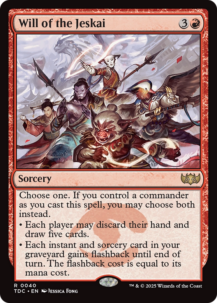 Will of the Jeskai [Tarkir: Dragonstorm Commander] | The Time Vault CA