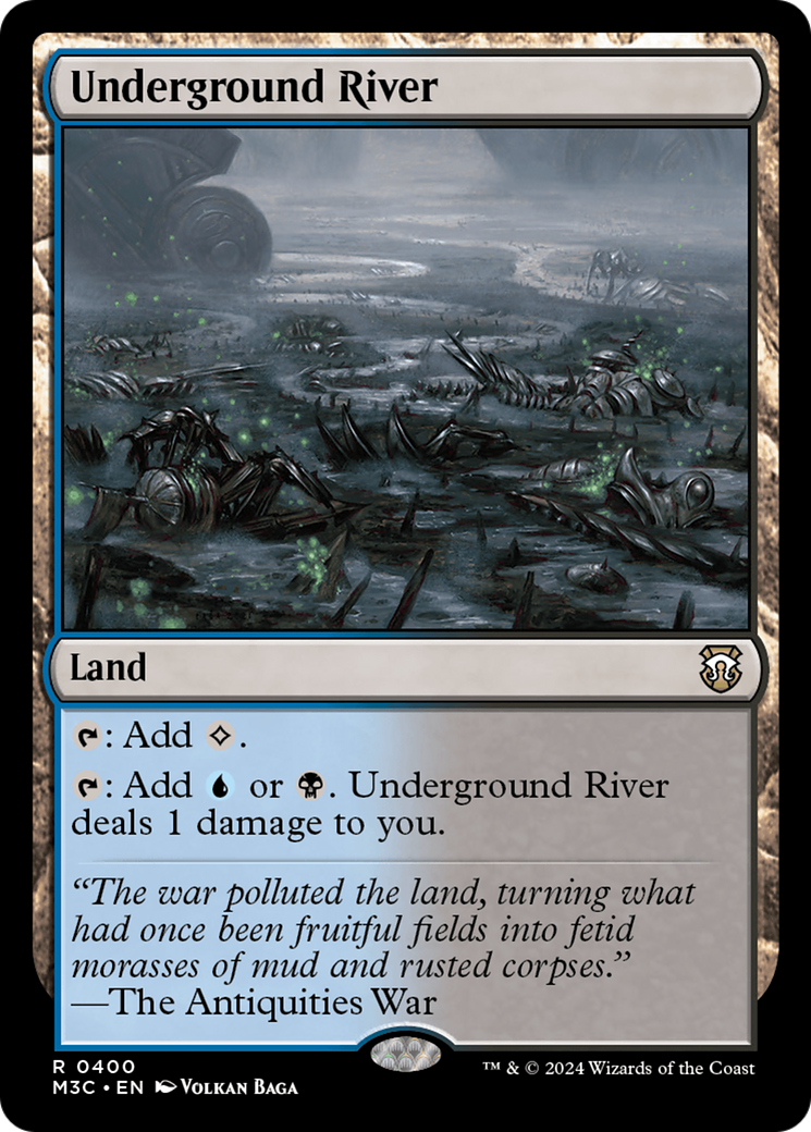 Underground River (Ripple Foil) [Modern Horizons 3 Commander] | The Time Vault CA