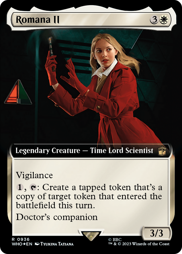 Romana II (Extended Art) (Surge Foil) [Doctor Who] | The Time Vault CA