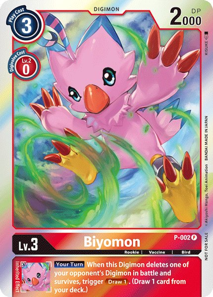 Biyomon [P-002] [Promotional Cards] | The Time Vault CA