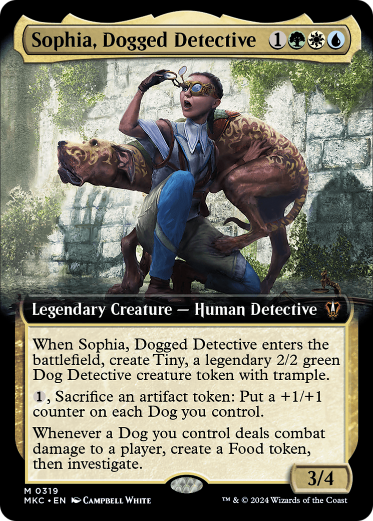 Sophia, Dogged Detective (Extended Art) [Murders at Karlov Manor Commander] | The Time Vault CA