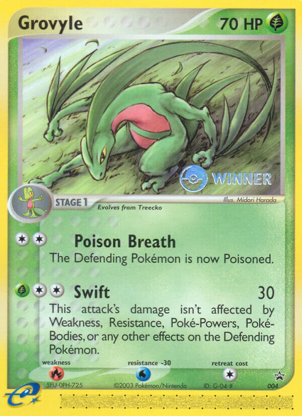 Grovyle (004) [Nintendo: Black Star Promos] | The Time Vault CA