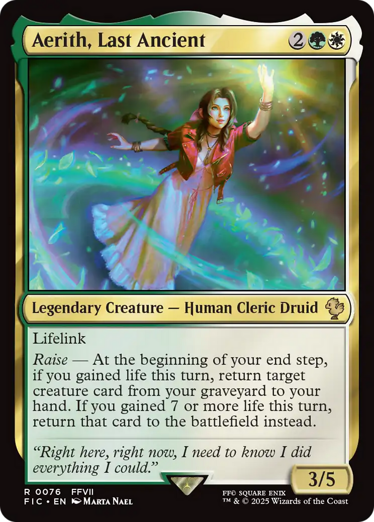 Aerith, Last Ancient [FINAL FANTASY Commander] | The Time Vault CA