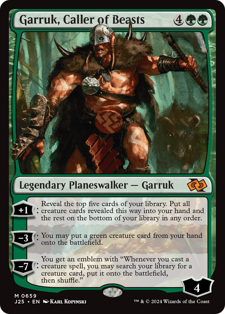 Garruk, Caller of Beasts [Foundations Jumpstart] | The Time Vault CA