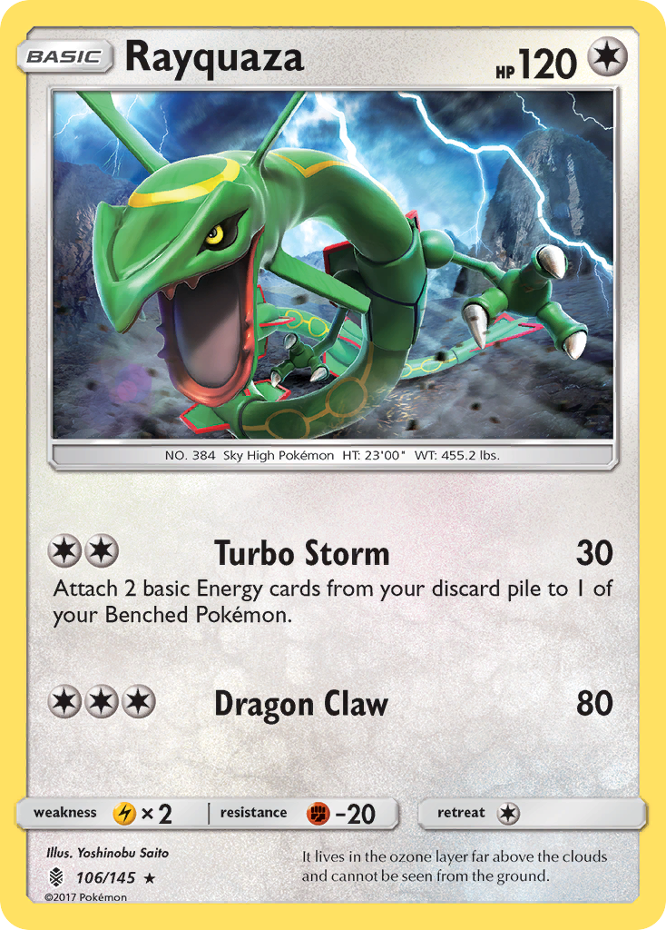 Rayquaza (106/145) [Sun & Moon: Guardians Rising] | The Time Vault CA