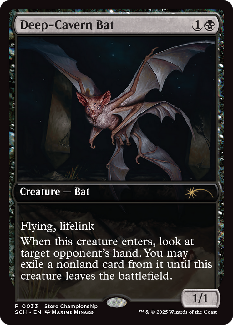 Deep-Cavern Bat [Store Championships 2025] | The Time Vault CA