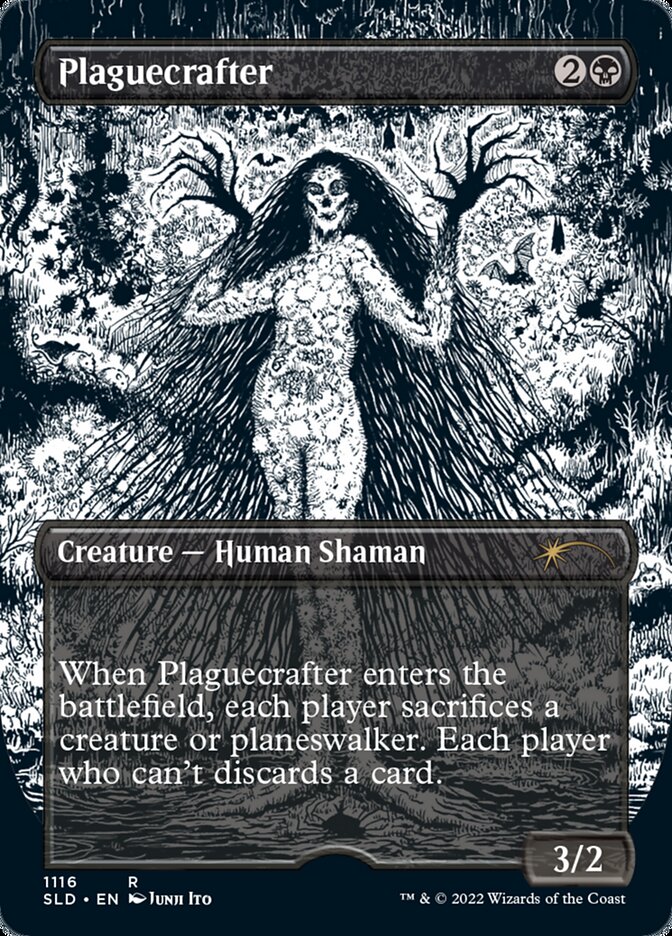 Plaguecrafter (Borderless Etched Foil) [Secret Lair Drop Series] | The Time Vault CA