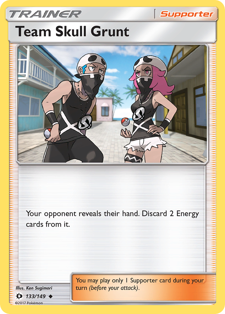 Team Skull Grunt (133/149) [Sun & Moon: Base Set] | The Time Vault CA