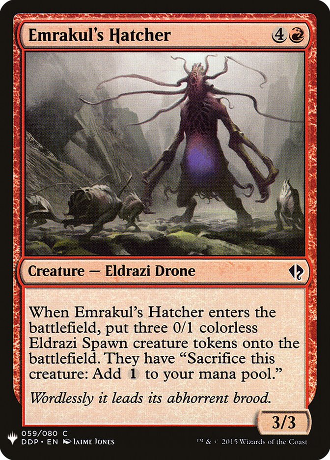Emrakul's Hatcher [Mystery Booster] | The Time Vault CA