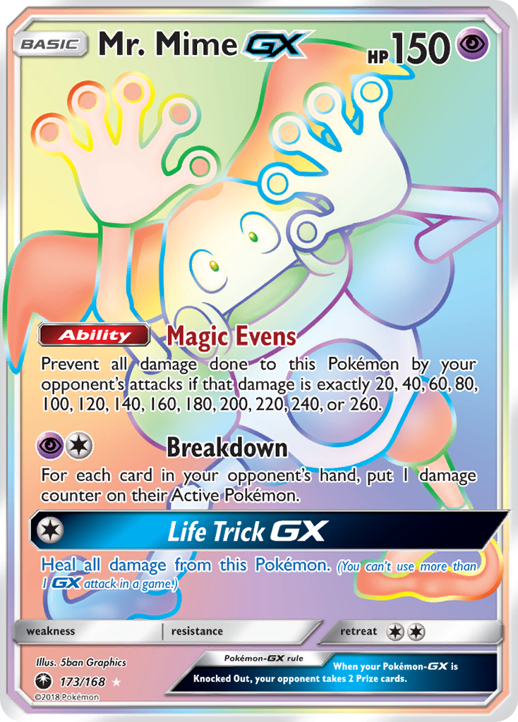 Mr. Mime GX (173/168) [Sun & Moon: Celestial Storm] | The Time Vault CA