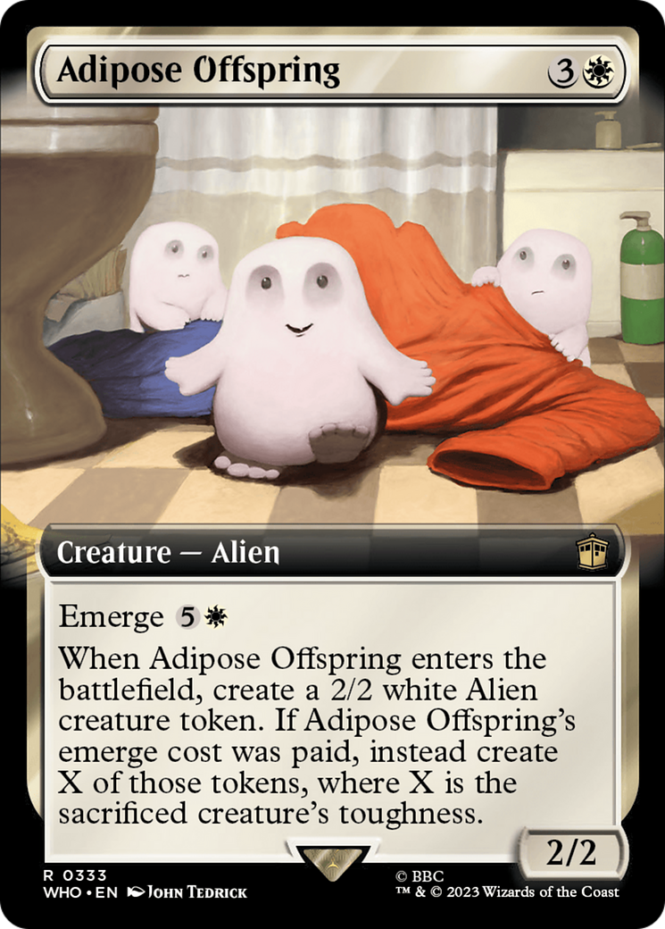 Adipose Offspring (Extended Art) [Doctor Who] | The Time Vault CA
