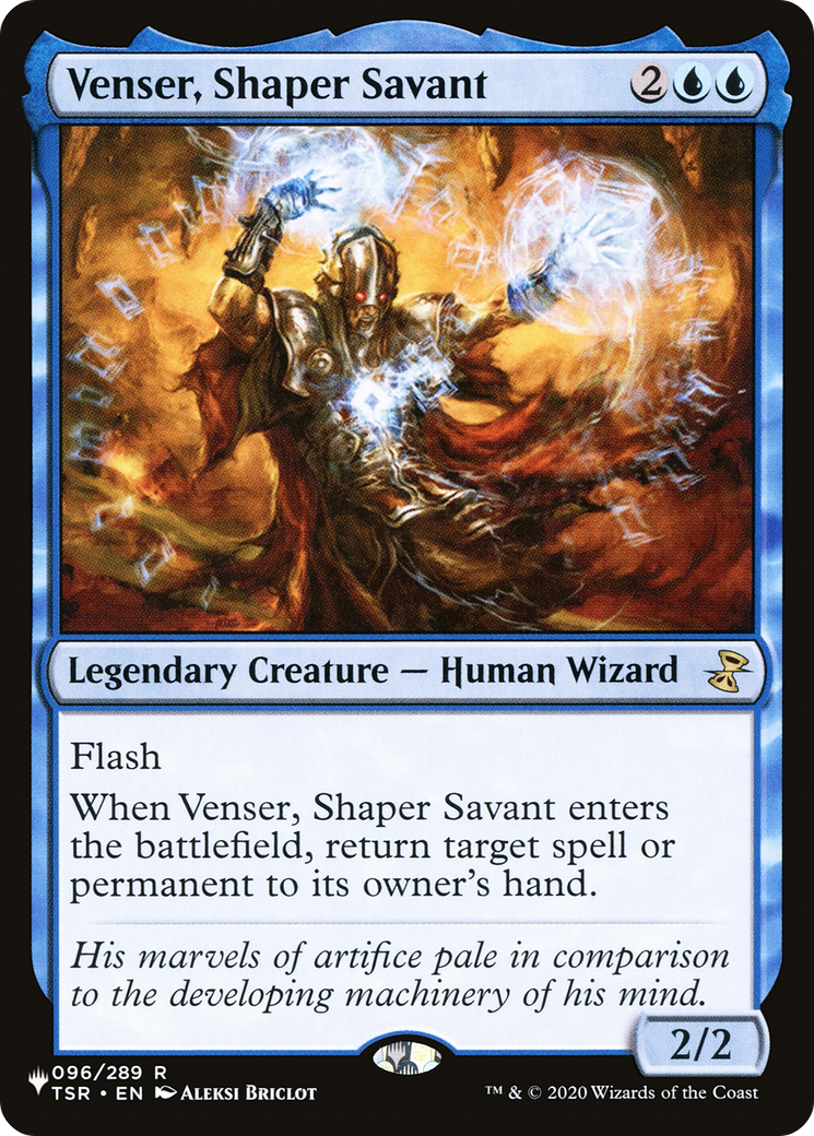 Venser, Shaper Savant [The List] | The Time Vault CA