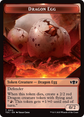Dragon Egg // Dragon (0013) Double-Sided Token [Tarkir: Dragonstorm Commander Tokens] | The Time Vault CA