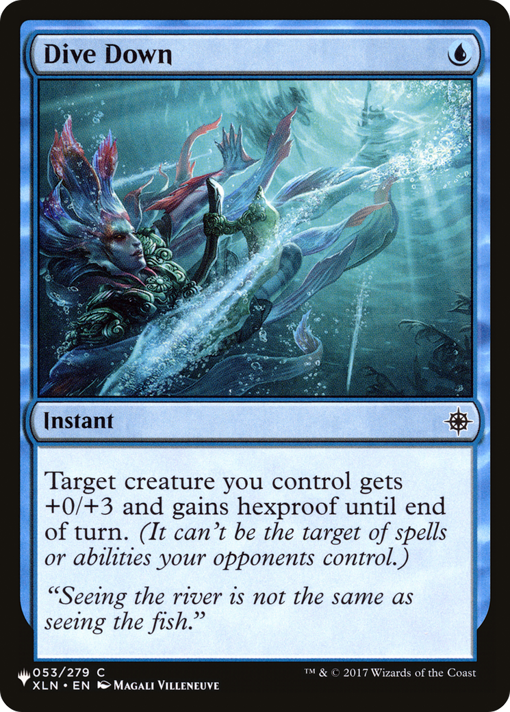 Dive Down [The List] | The Time Vault CA