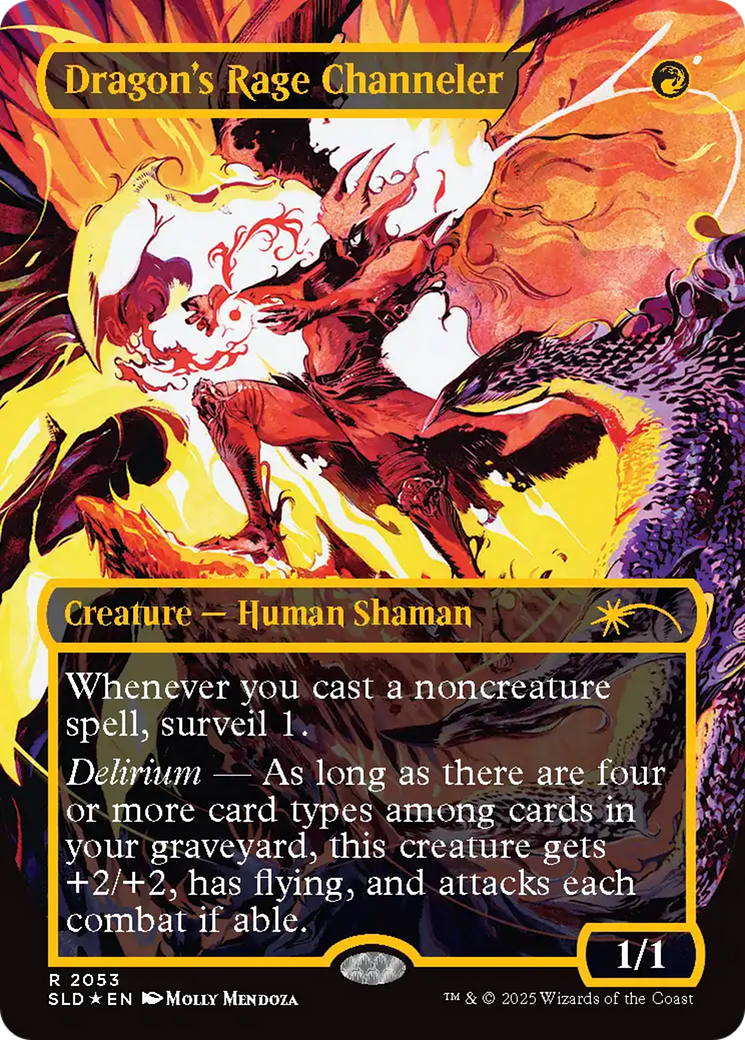 Dragon's Rage Channeler (2053) (Raised Foil) [Secret Lair Drop Series] | The Time Vault CA