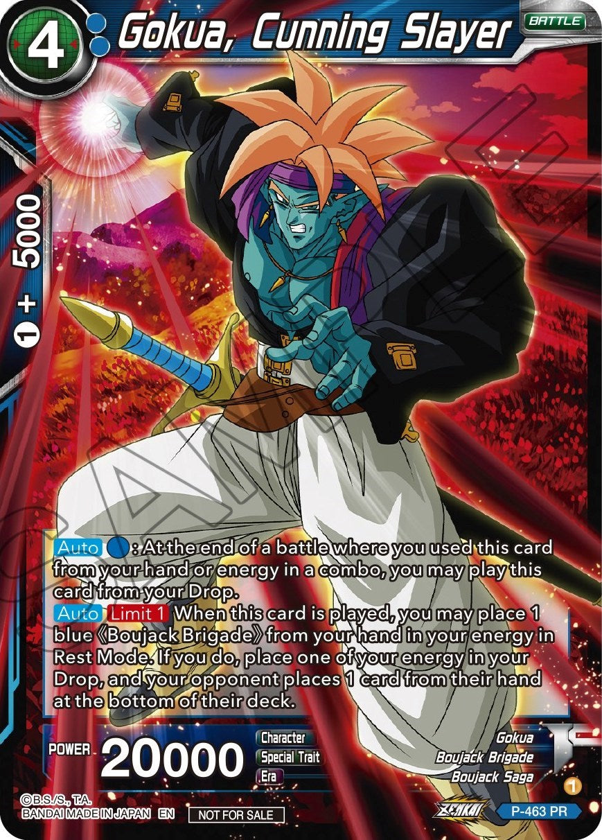 Gokua, Cunning Slayer (Z03 Dash Pack) (P-463) [Promotion Cards] | The Time Vault CA