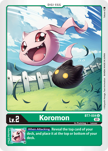 Koromon [BT7-004] [Next Adventure] | The Time Vault CA