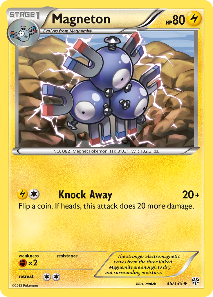 Magneton (45/135) [Black & White: Plasma Storm] | The Time Vault CA