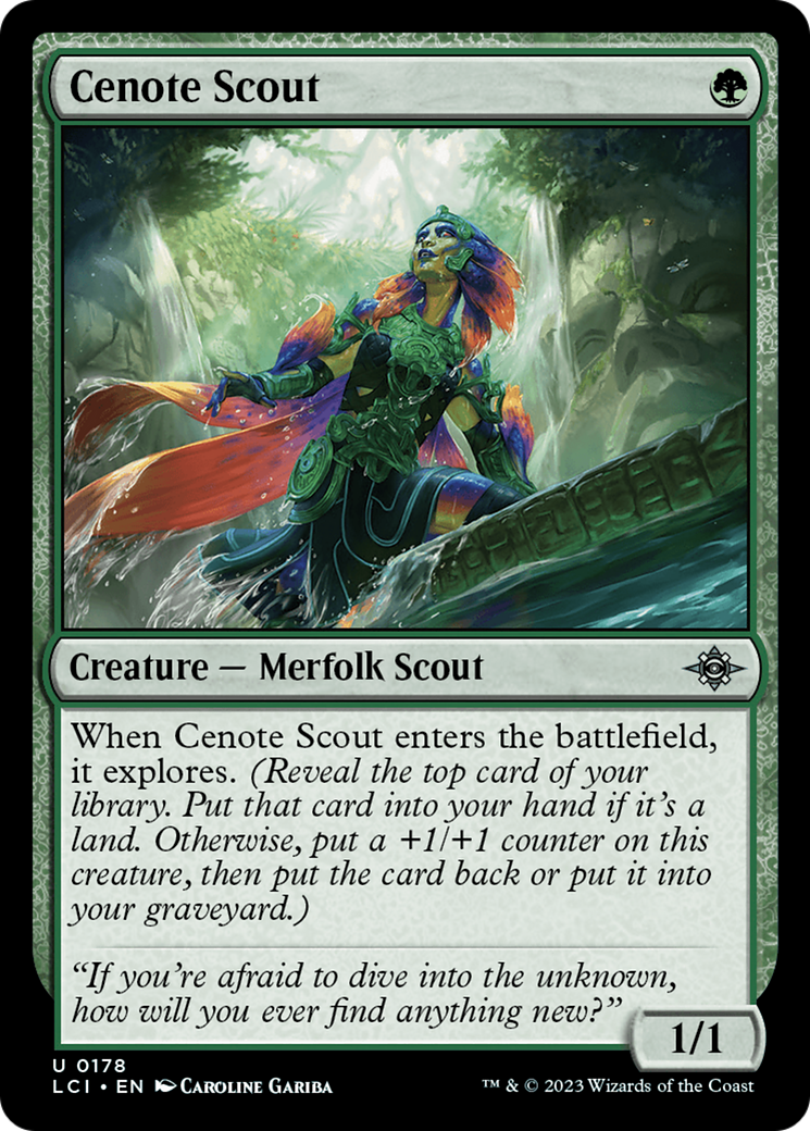 Cenote Scout [The Lost Caverns of Ixalan] | The Time Vault CA