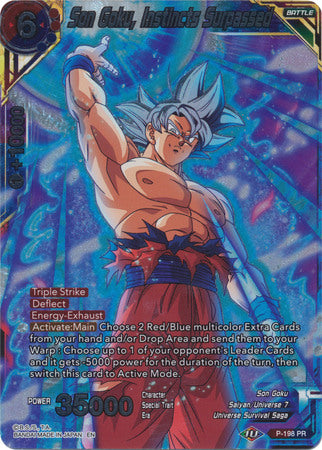Son Goku, Instincts Surpassed (P-198) [Promotion Cards] | The Time Vault CA