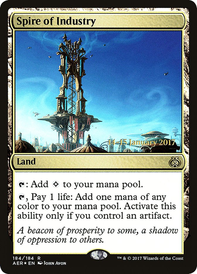 Spire of Industry [Aether Revolt Prerelease Promos] | The Time Vault CA