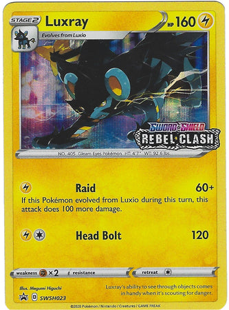 Luxray (SWSH023) (Prerelease Promo) [Sword & Shield: Black Star Promos] | The Time Vault CA