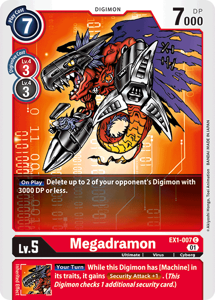 Megadramon [EX1-007] [Classic Collection] | The Time Vault CA