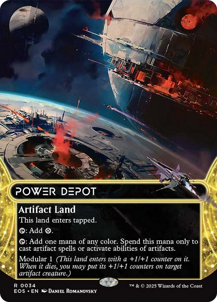 Power Depot (0034) (Borderless) [Edge of Eternities: Stellar Sights] | The Time Vault CA