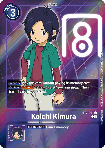 Koichi Kimura [BT7-091] (Alternative Art - Box Topper) [Next Adventure] | The Time Vault CA