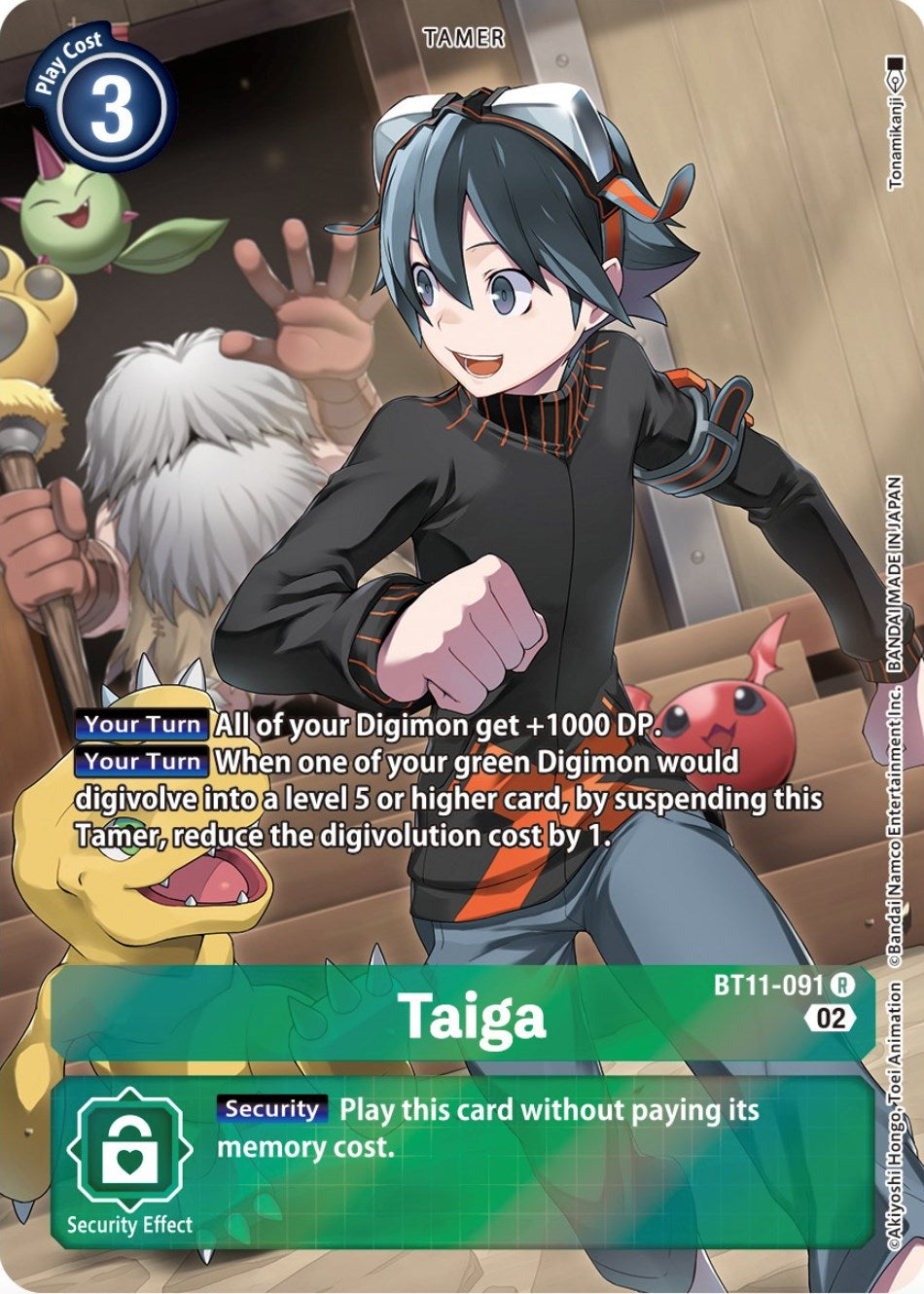 Taiga [BT11-091] (Alternate Art) [Dimensional Phase] | The Time Vault CA