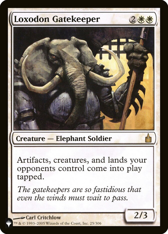 Loxodon Gatekeeper [The List] | The Time Vault CA