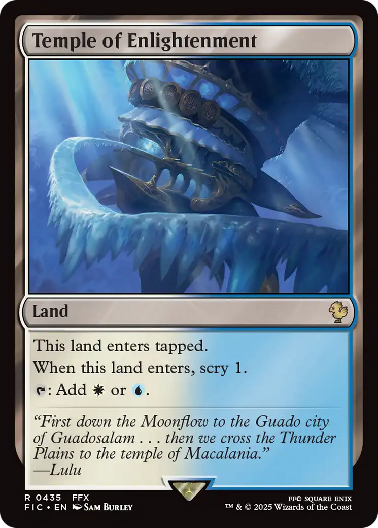 Temple of Enlightenment [FINAL FANTASY Commander] | The Time Vault CA